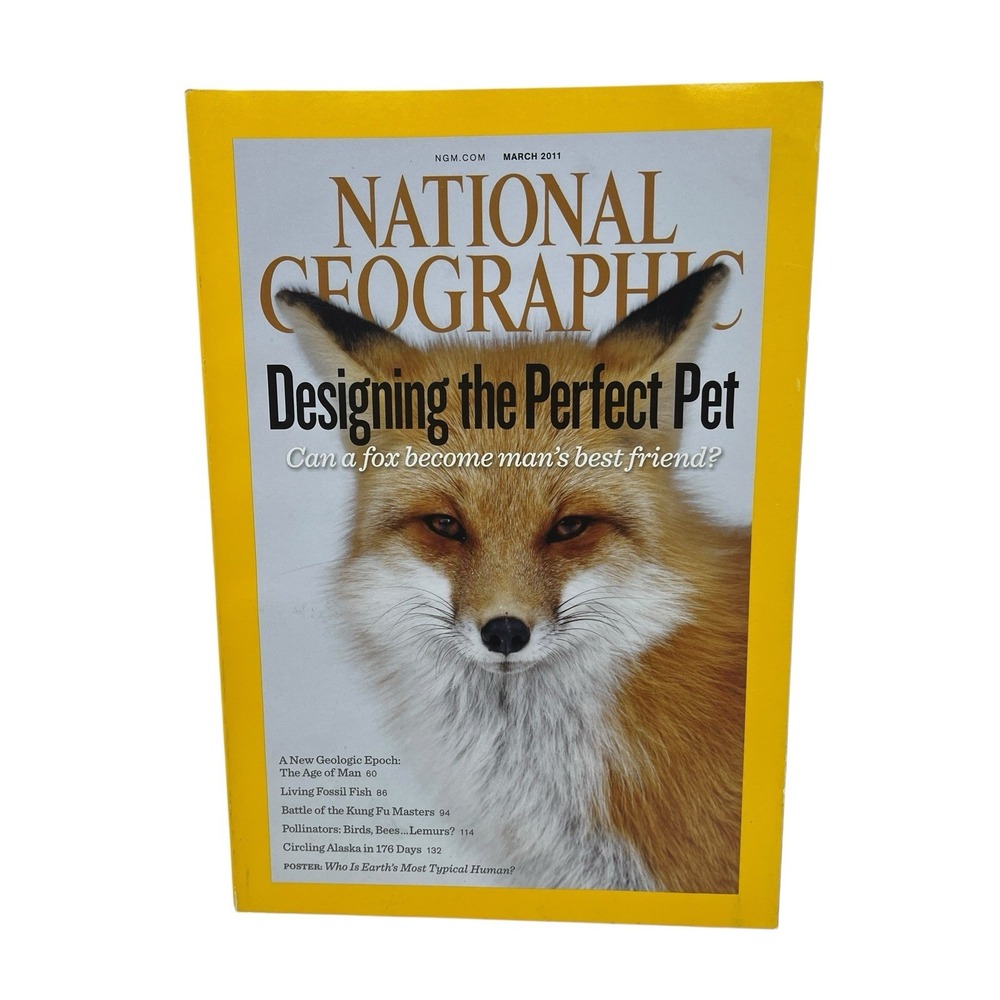 National Geographic Magazine March‎ 2011 Designing the Perfect Pet, Lemurs, Fish